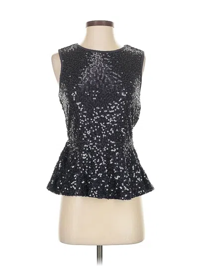 Pre-owned Boston Proper Sleeveless Blouse In Black