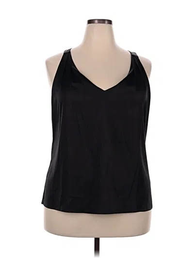 Pre-owned Boston Proper Sleeveless Blouse In Black