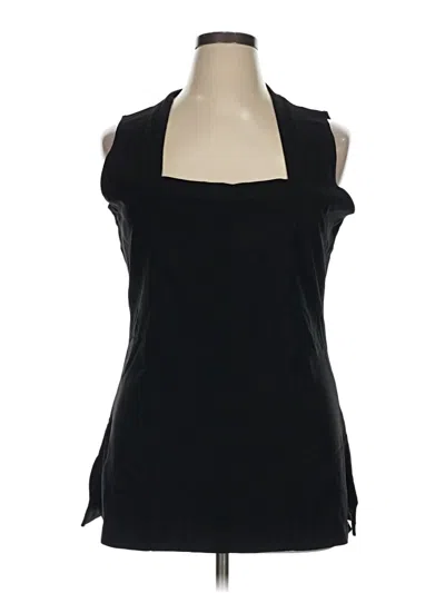 Pre-owned Boston Proper Sleeveless Blouse In Black