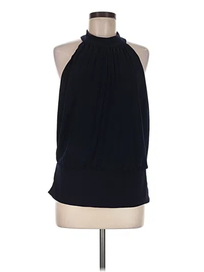 Pre-owned Boston Proper Sleeveless Blouse In Blue