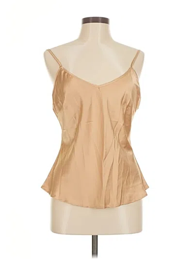 Pre-owned Boston Proper Sleeveless Blouse In Brown