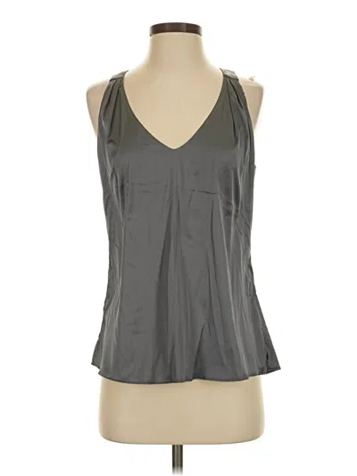 Pre-owned Boston Proper Sleeveless Blouse In Gray