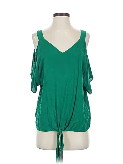 Pre-owned Boston Proper Sleeveless Blouse In Green