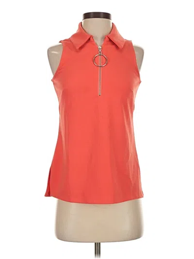 Pre-owned Boston Proper Sleeveless Blouse In Orange