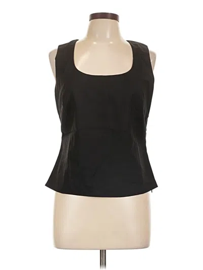 Pre-owned Boston Proper Sleeveless Top Black Halter Neckline Tops