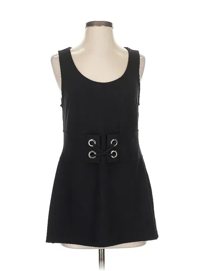 Pre-owned Boston Proper Sleeveless Top Black Sweetheart Neckline Tops