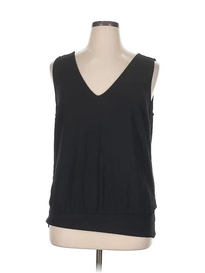 Pre-owned Boston Proper Sleeveless Top Black V Neck Tops