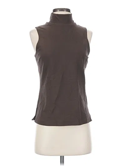 Pre-owned Boston Proper Sleeveless Top Brown Cowl Neck Tops