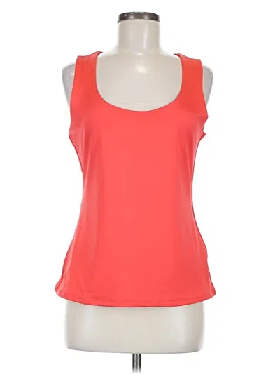 Pre-owned Boston Proper Sleeveless Top Orange Halter Neckline Tops
