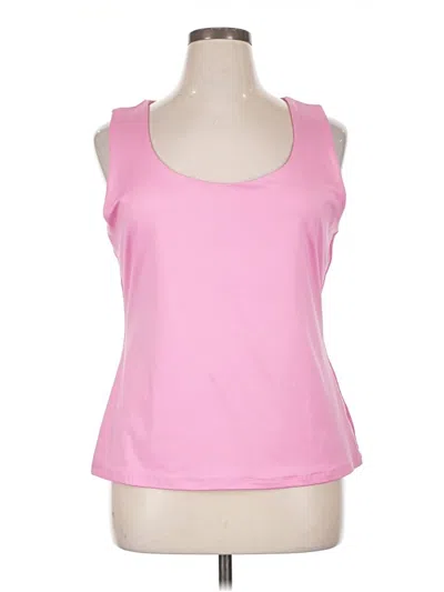 Pre-owned Boston Proper Sleeveless Top Pink Halter Neckline Tops