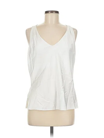 Pre-owned Boston Proper Sleeveless Top White V Neck Tops