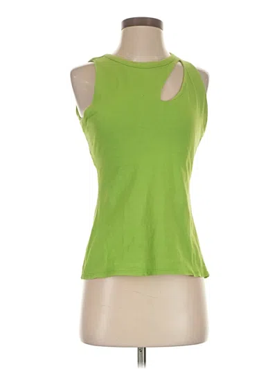 Pre-owned Boston Proper Sleeveless T-shirt In Green