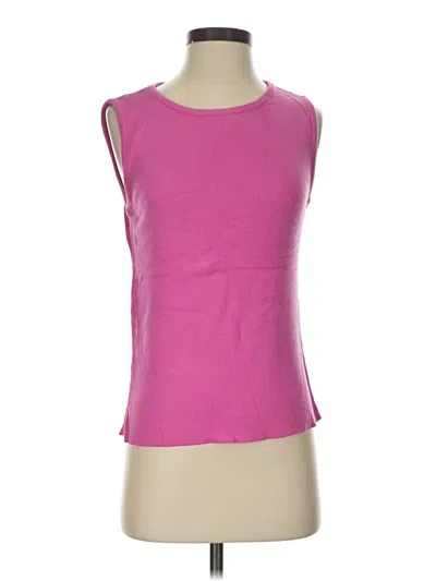 Pre-owned Boston Proper Sleeveless T-shirt In Pink