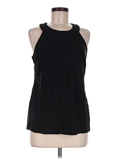 Pre-owned Boston Proper Tank Top Black Halter Neckline Tops