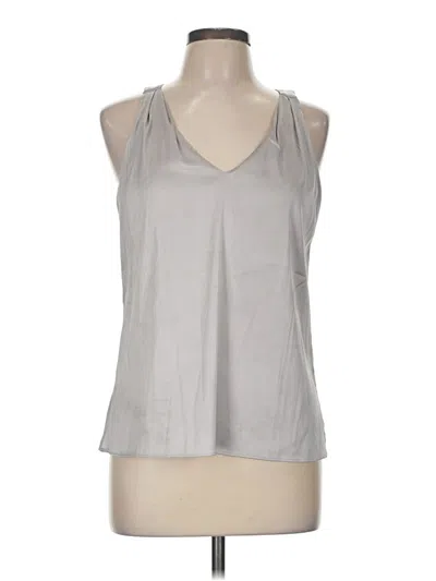 Pre-owned Boston Proper Tank Top Silver Halter Neckline Tops