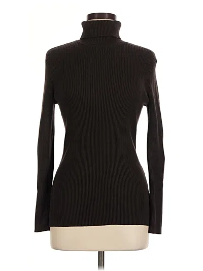Pre-owned Boston Proper Turtleneck Sweater In Black