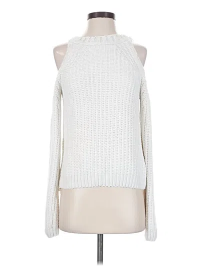 Pre-owned Boston Proper Turtleneck Sweater In White