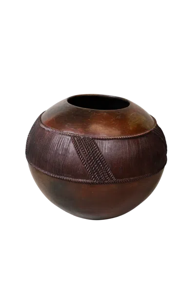 Botanical Boys Black / Brown Zulu Pot - One Six Six Two
