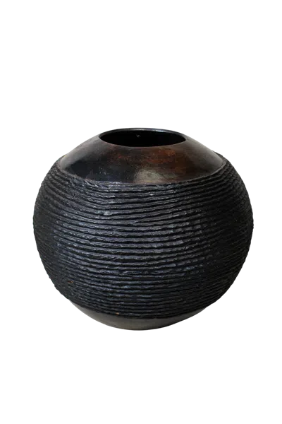 Botanical Boys Black Zulu Pot - One Siz Seven Two In Brown