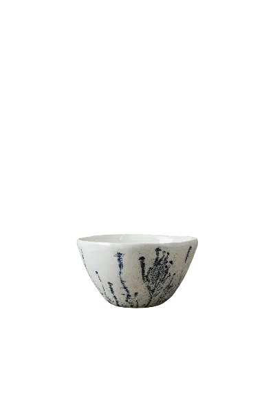 Botanical Boys Blue / White Cobalt Blue Fynbos Bowl - Seven In Multi