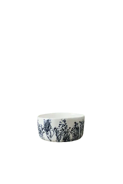 Botanical Boys Blue / White Cobalt Blue Fynbos Bowl - Three