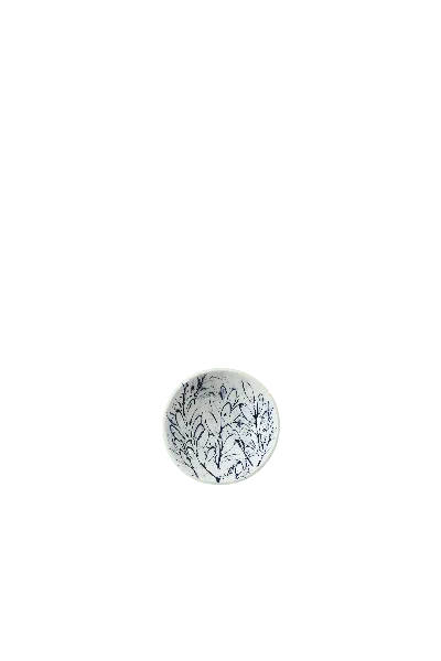 Botanical Boys Blue / White Cobalt Blue Fynbos Ceramic Plate - Nine