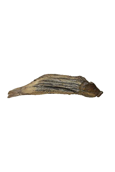 Botanical Boys Brown Driftwood Hand Carved Fish - One One Six Thirteen