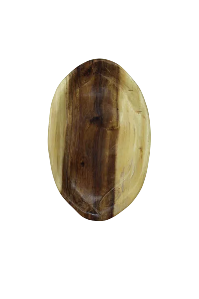 Botanical Boys Brown Handmade Wooden Bowl - Two Four One Four