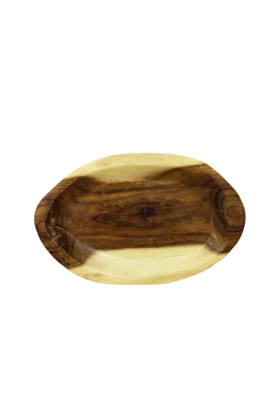 Botanical Boys Brown Handmade Wooden Bowl, - Two Four One Nine