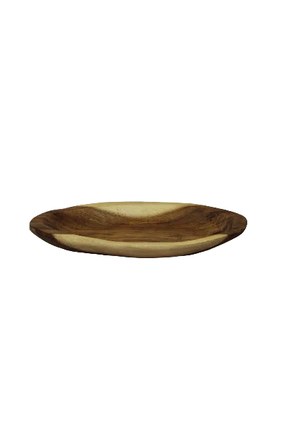 Botanical Boys Brown Handmade Wooden Bowl - Two Four One One