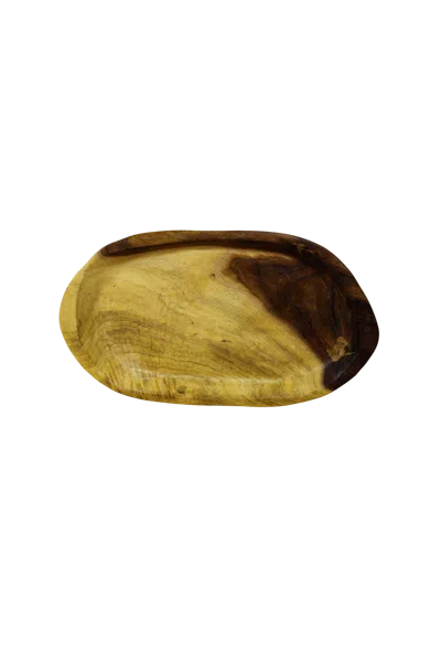 Botanical Boys Brown Handmade Wooden Bowl - Two Four One Seven
