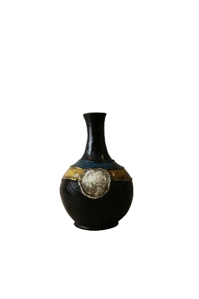 Botanical Boys Brown Mangbetu Clay Vase, Tanzania - Fourty One One