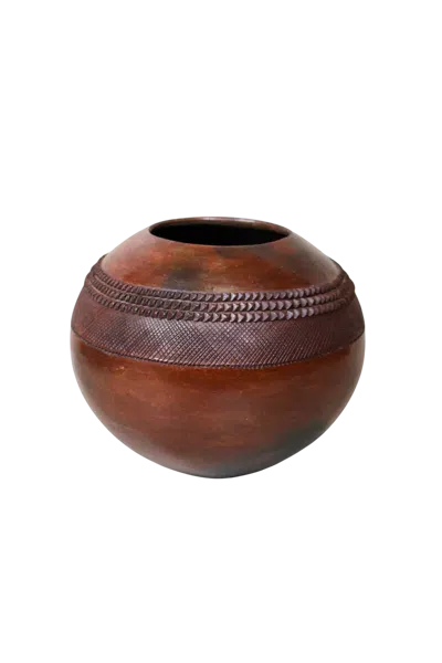 Botanical Boys Brown Zulu Pot - Six Twelfth