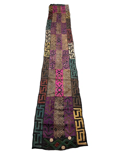 Botanical Boys Neutrals / Black / Brown Vintage Kuba Cloth - Eighty Nine A One In Multi