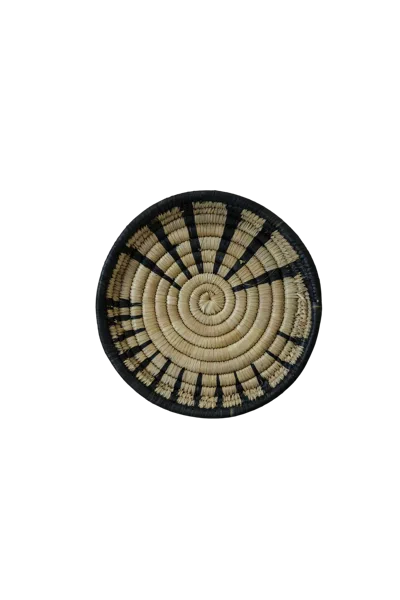 Botanical Boys Neutrals / Black Malawi Wall Basket Small - One