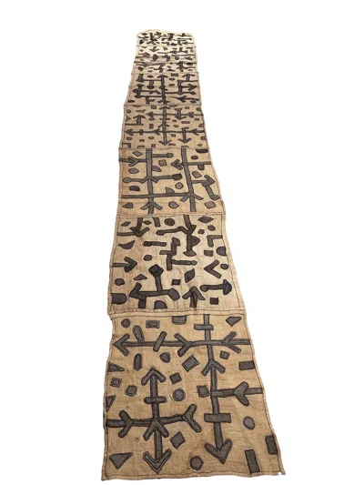 Botanical Boys Neutrals / Brown Antique Kuba Cloth - Tr Eighty Six Two