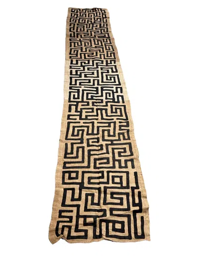 Botanical Boys Neutrals / Brown Vintage Kuba Cloth - Eighty Seven One
