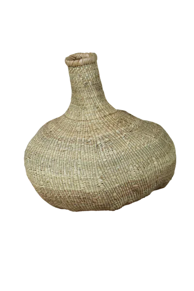 Botanical Boys Neutrals Garlic Gourd Woven Basket - Eighteen Eight