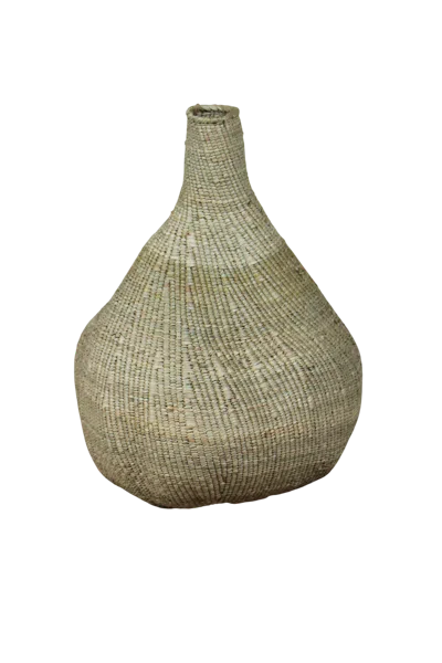 Botanical Boys Neutrals Garlic Gourd Woven Basket - Eighteen Eleven