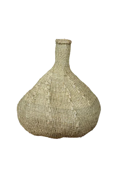 Botanical Boys Neutrals Garlic Gourd Woven Basket - Eighteen Seven
