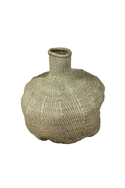 Botanical Boys Neutrals Garlic Gourd Woven Basket - Eighteen Sixteen