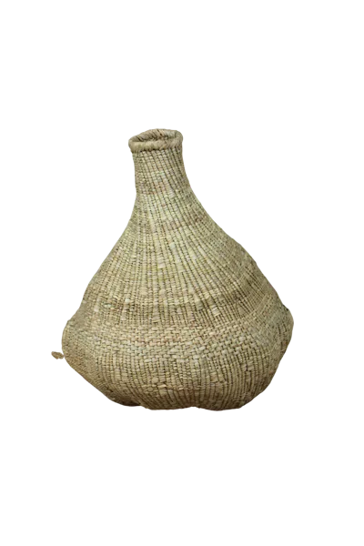 Botanical Boys Neutrals Garlic Gourd Woven Basket - Eighteen Ten