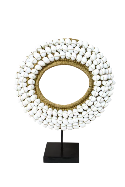 Botanical Boys Neutrals / White Handmade White Shell Necklace Twrnty Six One