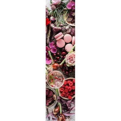 Botanical Boys Pink Champagne - Table Runner In Multi