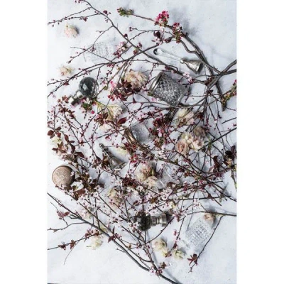 Botanical Boys Pink / White Tablecloth - Blushing Bloom In Neutral