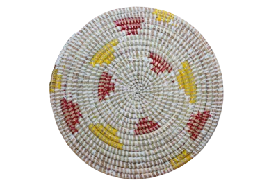 Botanical Boys Placemats - Senegal - Red & Yellow In Multi