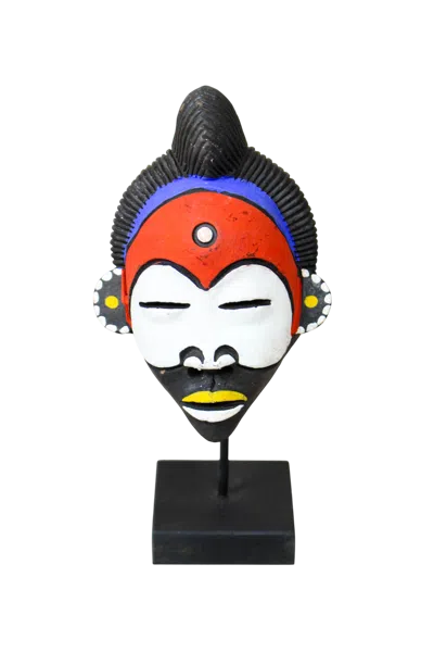 Botanical Boys Terracotta Passport Mask S - One Nine Eight Three In Orange