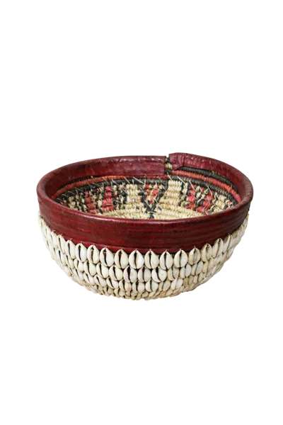 Botanical Boys Vintage Hausa Bowl - One Nine In White
