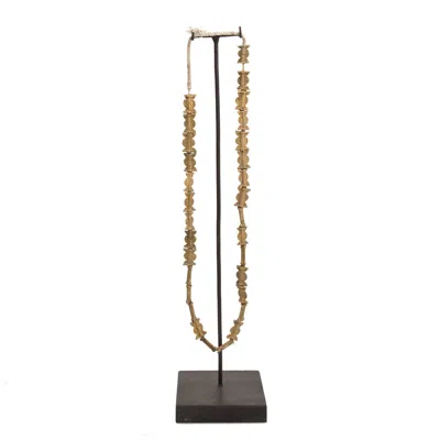 Botanical Boys Women's Gold Bronze Baule Necklace One One Zero A