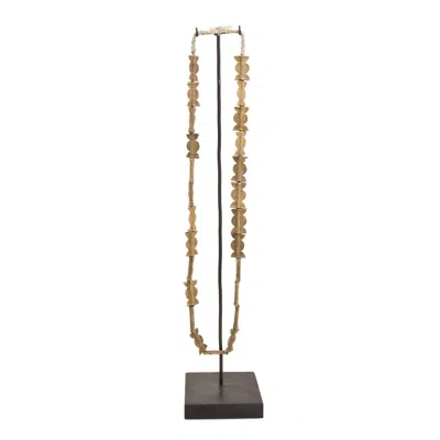 Botanical Boys Women's Gold Bronze Baule Necklace One One Zero C